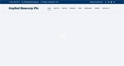 Desktop Screenshot of capitalbancorpng.com